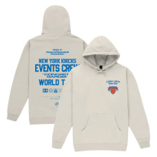 New York Knicks Bleacher Report x Mitchell & Ness Backstage Crew basketball Pullover Hoodie - Cream